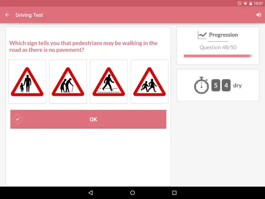 Driving Test android App screenshot 1