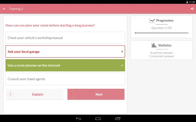 Driving Test android App screenshot 6